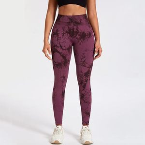 Pantalons de yoga pour femmes, extensibles dans 4 directions, haute qualité, couleur et tailles personnalisables, impression par transfert thermique, respirants, anti-transpiration, vente en gros - Product Image 4