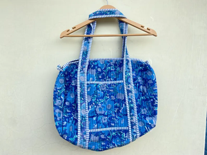 Bolso Tote Abierto Acolchado de Color Sólido Ligero al por Mayor, Bolso de Hombro de Algodón de Gran Capacidad para Mujer - Product Image 5