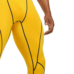 Leggings de compression pour hommes BJJ, Jiu Jitsu, MMA, avec taille élastique, logo personnalisé, extensibles, style short - Product Image 4