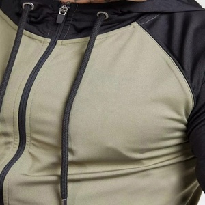 Conjunto Deportivo con Capucha para Hombre, Chaqueta y Pantalones Deportivos con Cierre Completo, Ligeros, Transpirables, de Poliéster y Algodón, Ropa Deportiva 2026 - Product Image 2