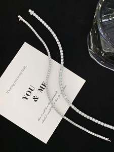 wholesale elegant 14k <b>gold</b> 6.30ct lab diamond bracelets customized wedding tennis bracelet chain for women luxury jewellery - Product Image 2