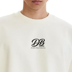 T-shirt pour homme coupe ample, tissu extensible premium, col rond, streetwear décontracté, léger, fabricant OEM ODM personnalisé - Product Image 3