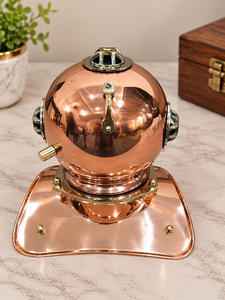 Reloj de Casco de Buceo Vintage, Decoración Náutica Marítima, Reloj de Buzo de Aguas Profundas, Artículo Coleccionable, Adorno Steampunk para Hogar u Oficina, Regalo - Product Image 4