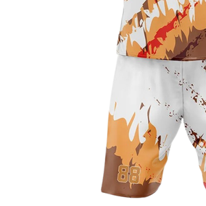 Uniforme de Fútbol 7v7 para Niños, Jersey sin Mangas con Capucha, Pantalones Cortos a Juego, Diseño Sublimado con Estampado de Garras, Nombre del Equipo y Número del Jugador Personalizados - Product Image 6