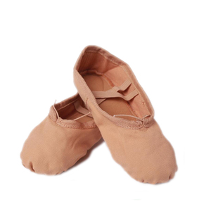 Zapatillas de Ballet para Principiantes 2026, Tejido Elástico, Cómodas, Parte Superior de Cuero Genuino, Forro de Algodón, Zapatos de Baile Bajos para Mujer - Product Image 1