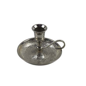 Candelabro decorativo de metal y latón para velas, ideal para lugares sagrados, hogares, restaurantes y bodas, a precios razonables. - Product Image 1