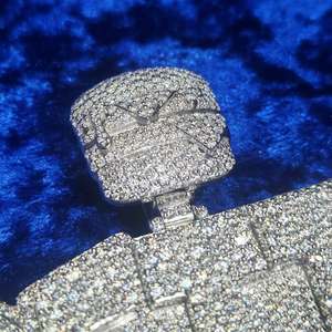 Pendentif Rapper Personnalisé en Argent 925 de Haute Qualité avec Moissanite, Collier Hip Hop, Bijou Plaqué Or, Style Iced Out, Certifié GRA - Product Image 4