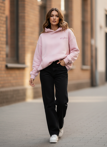 New Arrival Fashion <b>Blank</b> Hoodies <b>Weighted</b> Hoodie Solid 100% Cotton Oversized Pullover Heavy Weight Hoodies - Product Image 4