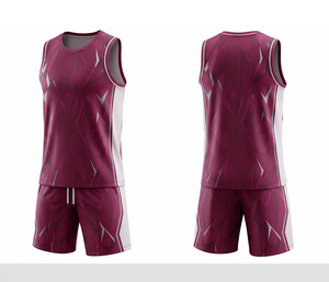 Maillot de basket-ball personnalisé de haute qualité, uniforme sportif entièrement sublimé, vêtements de sport d'équipe pour hommes, femmes et jeunes - Product Image 3
