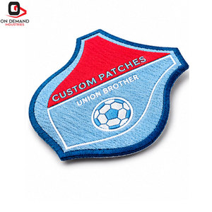New Style Sports Club <b>Patches</b> Premium Canvas 3D Embroidery Durable Border Personalized Club Branding <b>Sew</b>-<b>On</b> Apparel Deco - Product Image 5