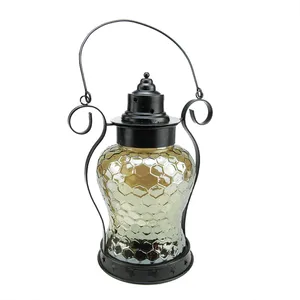 Porte-bougie décoratif en métal, fournisseur de décoration d'intérieur haut de gamme, porte-bougie artisanal en or, décoration botanique de luxe - Product Image 1