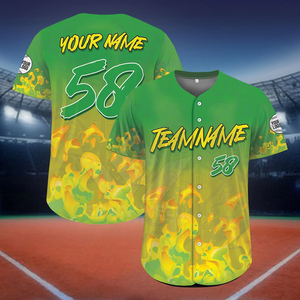 เสื้อเบสบอลสีม่วงแบบกำหนดเองสำหรับผู้ชาย แขนสั้น ระบายอากาศได้ดี ผลิตจากโพลีเอสเตอร์ พร้อมสกรีนลายตามสั่ง ชุดกีฬาสำหรับทีม - Product Image 3