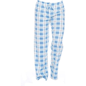 Pantalones de Pijama de Franela Suaves y Casuales para Mujer, Talla Grande, Diseño Holgado y Cómodo con Corte de Campana, Estampado a Cuadros, Transpirables, para Verano - Product Image 4