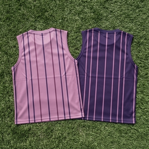 Débardeur Boxer Rayé Personnalisé pour Homme, Col en V, Séchage Rapide, Imprimé par Sublimation, Gilet de Sport MMA, Hauts Imprimés MMA - Product Image 3