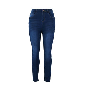 Jeans de Cintura Media de Alta Calidad, Corte Bootcut, 5 Bolsillos, Transpirables, Ecológicos, con Cierre de Cordón, para Mujer, Precio de Fábrica, Verano - Product Image 4