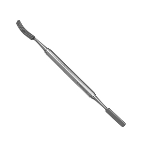 Lima de Hueso Veterinaria de Acero Inoxidable Quirúrgico Ortopédico Miller, Extremo Curvo de 6.2mm y Redondo de 4.8mm, Herramienta Reutilizable de Alta Calidad - Product Image 5