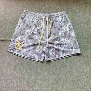 Shorts en maille personnalisés pour hommes, entrejambe de cinq pouces, double couche, imprimé camouflage bandana par sublimation, vêtements de sport décontractés - Product Image 4