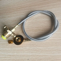 Vanne de contrôle pour réservoir plat extérieur, accessoires de camping gonflables pour le remplissage et le transfert sécurisé de gaz
