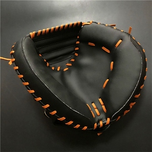 Gant de baseball en cuir pour receveur droitier, à doigts entiers, avec fermeture auto-agrippante, taille adulte, antidérapant, toutes saisons - Product Image 3