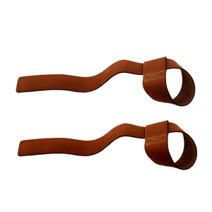 Correas de Levantamiento de Pesas de Cuero Resistentes con Logotipo Personalizado para Fitness y Entrenamiento en Gimnasio - Equipo de Levantamiento de Pesas Transpirable y Antideslizante - Product Image 2