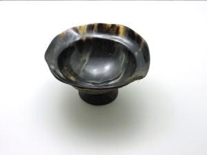 Bol décoratif en corne de buffle véritable de style premium, bol de service en corne, saladier en corne à prix de gros avantageux - Product Image 5