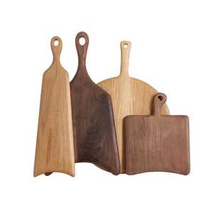 Planche à servir et planche à découper en bois (bois de manguier, d'acacia et de teck) rectangulaire, écologique, passe au lave-vaisselle - Product Image 1