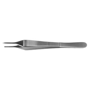 Pince à tissus Adson 1x2 dents de haute qualité, 12 cm, en acier inoxydable, pince chirurgicale à pouce pour dissection, instruments Adson - Product Image 3