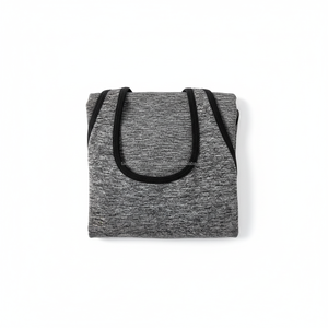 Soutien-gorge de sport pour femmes, gris, sans manches, sur mesure, OEM, vente en gros - Product Image 6