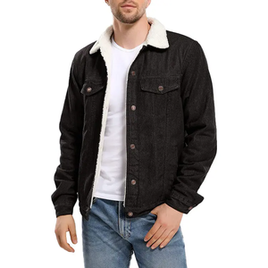 Oversized Denim Jacket For <b>Men</b> Breathable Winter Season Wholesale Cheap Prices Plus Size Denim Jackets For <b>Mens</b> - Product Image 3