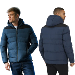 Hot Sale Men's Quilted Puffer <b>Jacket</b> Men Outdoor Clothing <b>Padded</b> Winter Coat Fashion Custom Private Label Puffer <b>Jacket</b> - Product Image 3