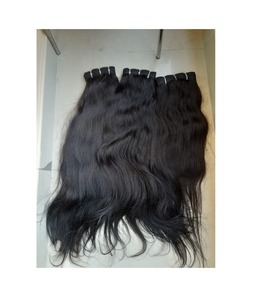 Extensiones de Cabello Humano Virgen Sin Procesar, Cutícula Alineada, 100% Natural, Cabello Humano Indio Liso - Product Image 1