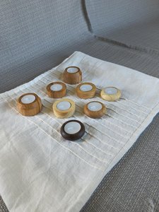 Handmade Wooden <b>Tea</b> <b>Light</b> Candle Holder for Home Decor - Product Image 5