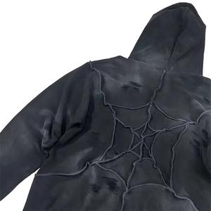Sweat à capuche Spider pour hommes |   Sweat-shirt brodé de créateur 420 GSM |   Streetwear de haute qualité OEM - Product Image 2