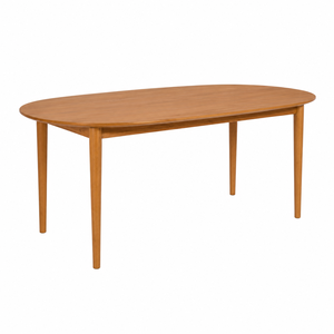 <b>Oval</b> Teak <b>Dining</b> <b>Table</b> Scandinavian Modern Design Stable Home Furniture <b>8</b> Seater Waterproof Eco-Friendly Durable - Product Image 2