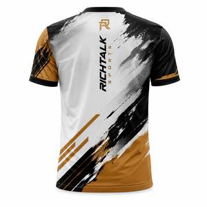 Camiseta Deportiva de Manga Corta para Hombre, 100% Algodón, Transpirable, de Secado Rápido, Corte Regular, Cuello Redondo, RICHTALK SPORTS - Product Image 2