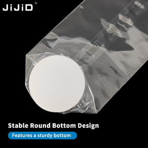 Sacs ronds transparents en OPP personnalisés avec impression en gravure sur <span class=keywords><strong>carton</strong></span>, jetables pour bonbons, pain, biscuits - Product Image 6