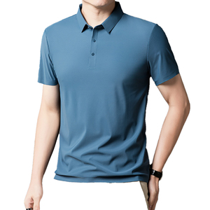Polo de Manga Corta Tejido para Hombre, Color Beige, Diseño con Botones, Corte Regular Informal, Fabricación OEM ODM 2026 - Product Image 6