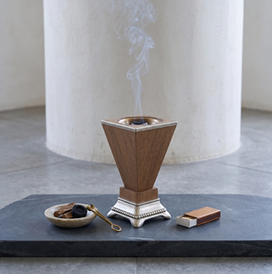 Premium Eco-friendly Religious Acacia Wood Metal <b>Incense</b> Holder Stylish Handmade Trendy Burner Orange Blossom Scent <b>Incense</b> - Product Image 3