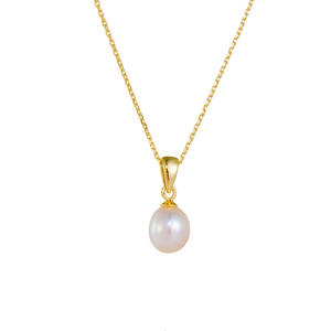 Collier pendentif cœur AMBER JEWELS T-3103, diamant rose taille ovale, pierres claires, chaîne en acier inoxydable plaqué or 18 carats, IGI - Product Image 3