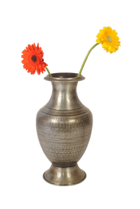 Home Outdoor Garden <b>Golden</b> Finishing New Design Luxurious Flower Vases Metal Vessel Shiny Polished Cast Aluminium Flower Vases - Product Image 2