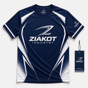 ZIAKOT industry New design Men's Custom White White Red-Royal American Flag Fashion 3D Long Sleeve Performance <b>T</b>-<b>Shirt</b> - Product Image 2