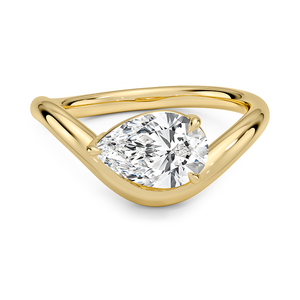 แหวนหรูหราประดิษฐ์จากทองคำขาวแท้ 14K - Product Image 5