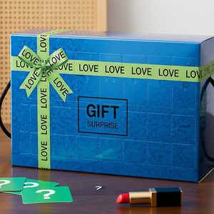 Sang trọng hài hước tùy chỉnh bí ẩn lớn hộp đồ trang sức ngạc nhiên Mỹ phẩm vòng cổ quà tặng bé ddvent lịch mistery hộp cho packiling - Product Image 4