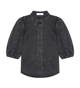 Blusa de Moda para Mujer, Camisa de Mezclilla de Alta Calidad, Manga Larga, Transpirable, de Algodón, Ropa Casual para Mujer - Product Image 5