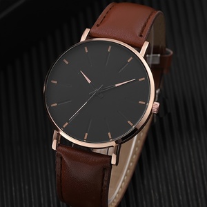 6239  4 pièces/ensemble Montre à quartz classique pour homme avec aiguilles rondes Ensemble de montres pour homme tendance Cadeau - Product Image 5