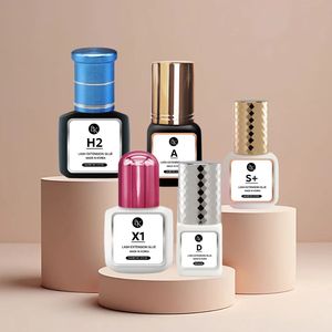 Pegamento para Extensiones de Cabello Coreanas de Fijación Fuerte [Marca Privada] 5ml, Líquido Impermeable sin Acetona en Botella, Larga Duración de 8 Semanas, Sin Látex - Product Image 1