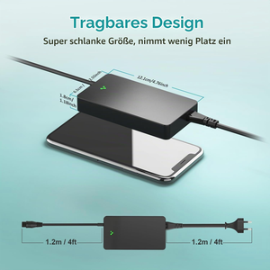 อะแดปเตอร์ชาร์จแล็ปท็อปอเนกประสงค์ 90W สำหรับ HP Dell Lenovo Acer <span class=keywords><strong>Asus</strong></span> Samsung Chromebook Sony Fujitsu Toshiba พร้อมพอร์ต USB 5V 2A และหัวต่อ 18 แบบ - Product Image 2