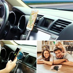 Caricabatterie Wireless Qi per Auto con Base di Ricarica da 5W e Supporto Magnetico per Telefono da Bocchetta dell'Aria - Categoria Prodotto: Supporto per Auto - Product Image 6