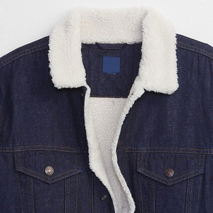 Veste en jean vintage pour homme, manches en polaire, capuche, imperméable, coupe-vent, respirante, séchage rapide, écologique - Product Image 4