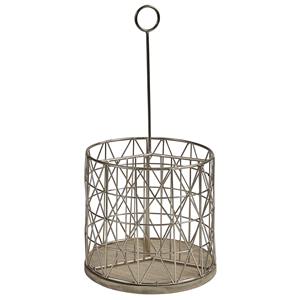 Porte-couverts de base en fil métallique avec base en bois, idéal pour un usage quotidien à la maison, en cuisine et pour la restauration, support pratique fabriqué en Inde - Product Image 6